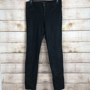 INC black crackle pants